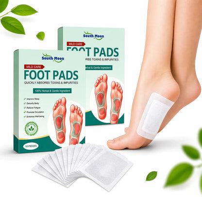 (Pack of 2) Natural Detox Foot Patches – Overnight Deep Cleansing Pads | Stress Relief, Better Sleep & Fatigue Recovery